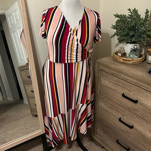 Lane Bryant Dresses & Skirts - Asymmetrical hem dress